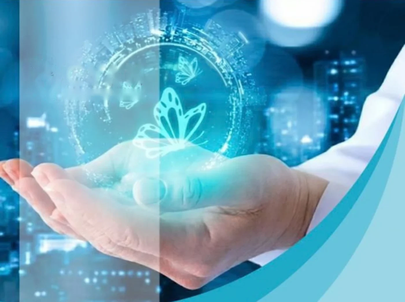 Cyan Blue clinical content intelligence